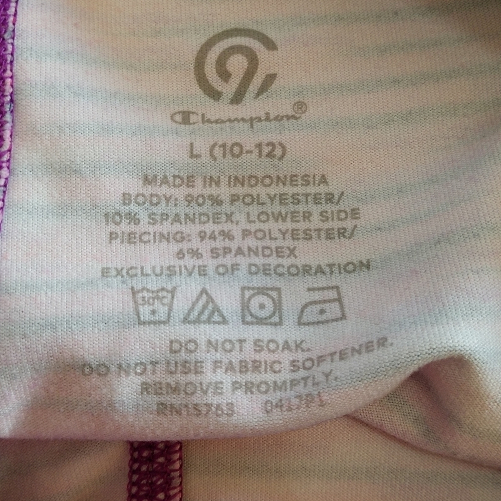 2 Pair C9 Champion Girls Leggings Size L (10/12) - Picture 9 of 9